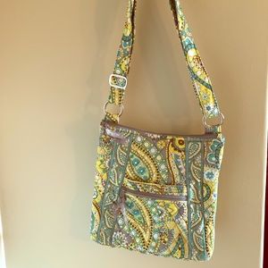 Vera Bradley lemon parfait Crossbody